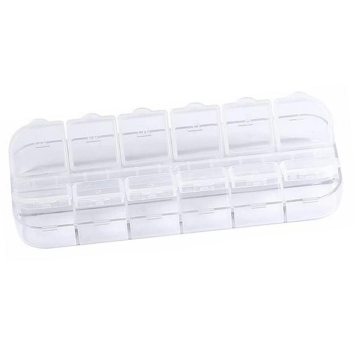 Fako Bijoux - Opbergdoos - 12 Vakjes - Kralendoos -, Hobby & Loisirs créatifs, Fabrication de Perles & Bijoux, Envoi