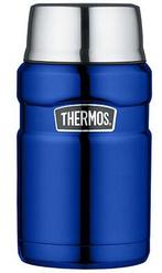 NIEUW - Thermos King 710 ml metaalblauw, Nieuw, Verzenden
