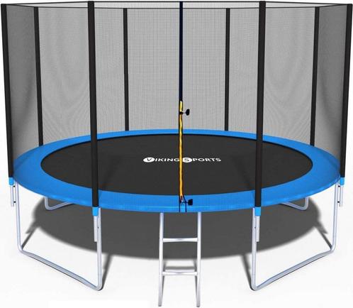 Viking Sports Trampoline 404 cm - Veiligheidsnet, Ladder..., Kinderen en Baby's, Speelgoed | Buiten | Trampolines, Nieuw, Ophalen of Verzenden