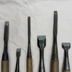 Lot of 6 Vintage Japanese Woodworking Chisels (Nomi) -, Antiek en Kunst, Antiek | Wandborden en Tegels
