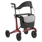 MultiMotion Carbon rollator met softwielen - Maat L - Rood, Ophalen of Verzenden, Nieuw