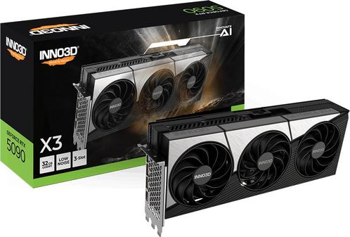 INNO3D GeForce RTX 5090 X3 32GB GDDR7 - Videokaart, Computers en Software, Videokaarten, Nieuw, Ophalen of Verzenden