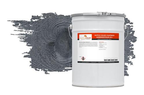 DCC Hardhoutolie UV+ Antraciet 5L, Doe-het-zelf en Bouw, Verf, Beits en Lak, Nieuw, Verzenden