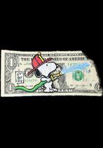 Tiziano Gagliardo - Snoopy - Dollar on fire, Antiek en Kunst, Kunst | Schilderijen | Modern