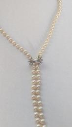 Collier - 14 carats Or blanc Diamant (Naturelle), Handtassen en Accessoires, Kettingen, Nieuw