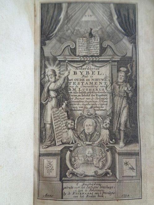 Martin Luther / Adolf Visscher / Sebastian Schmidt / Jan, Antiek en Kunst, Antiek | Boeken en Manuscripten