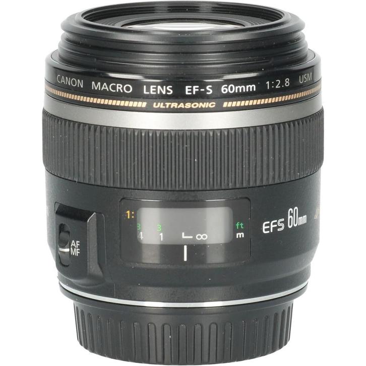 Tweedehands Canon EF-S 60mm f/2.8 Macro USM CM6511, Audio, Tv en Foto, Foto | Lenzen en Objectieven, Overige typen, Gebruikt, Ophalen of Verzenden