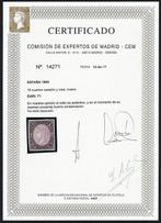 Spanje 1865 - Isabel II 19 kwartjes kastanjebruin en roze -, Postzegels en Munten, Postzegels | Europa | Spanje, Gestempeld