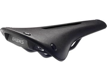 Brooks C15 Carved Cambium - Zadel - Drukvermindering - Zwart, Verzenden