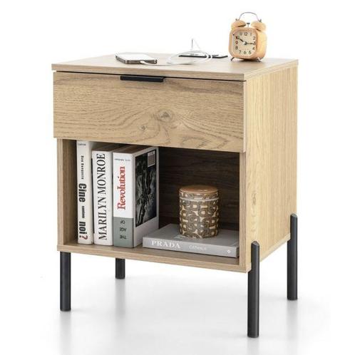 Tweedekans | Modern Nachtkastje met Laadstation Bijzettafel, Huis en Inrichting, Tafels | Bijzettafels, Ophalen of Verzenden