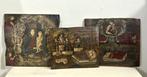 Italiaanse school (XVIII) - Tre tavolette ex voto - NO, Antiek en Kunst