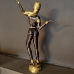 Beeld, Brass Vintage Statue H.84 cm - 84 cm - Messing