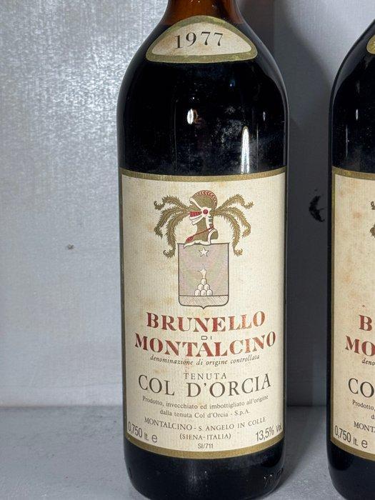 1977, 1978 & N.V Ris. Col dOrcia - Brunello di Montalcino -, Verzamelen, Wijnen