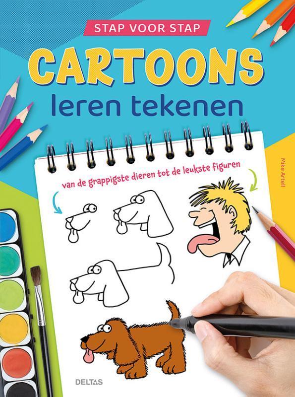 Cartoons leren tekenen / Stap voor stap 9789044761269, Boeken, Overige Boeken, Gelezen, Verzenden