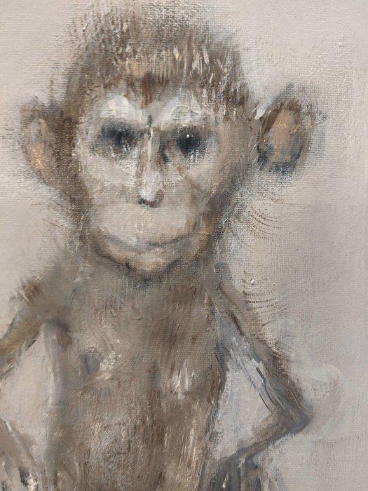 Dorien Plaat - Friend of Jane Goodall, Antiek en Kunst, Kunst | Schilderijen | Modern