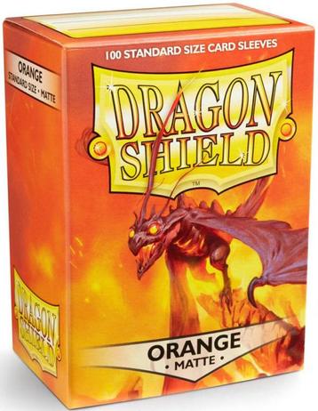Arcane Tinmen Dragon Shield Standard Sleeves-Orange (Matte) beschikbaar voor biedingen
