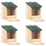 vidaXL Maisons pour écureuils 4 pcs Bois de sapin, Verzenden, Neuf