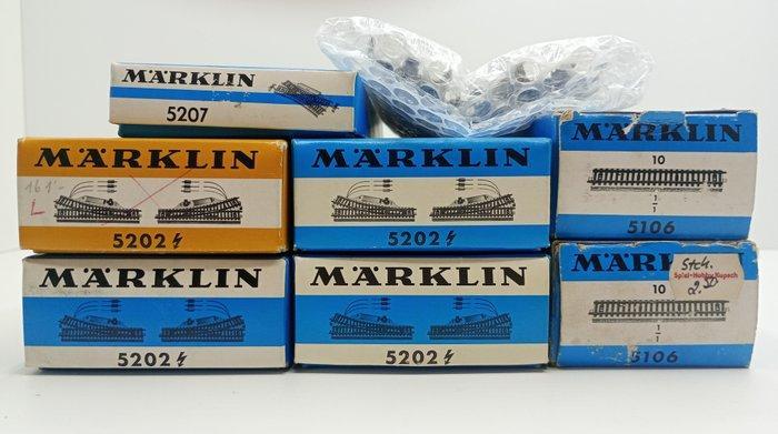 Märklin H0 - 5202/5207/5206/5106 - Voie ferrée pour trains, Hobby en Vrije tijd, Modeltreinen | H0