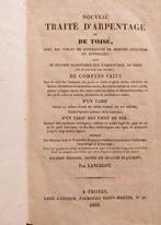 Lancelot - Nouveau traité darpentage et de toisé - 1832