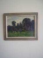 Jacques Witjes (1883–1956) - Landscape with Cows and Farmer