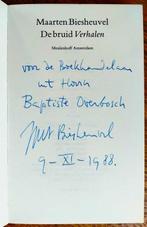 Gesigneerd; Maarten Biesheuvel - De bruid [met opdracht aan, Antiek en Kunst