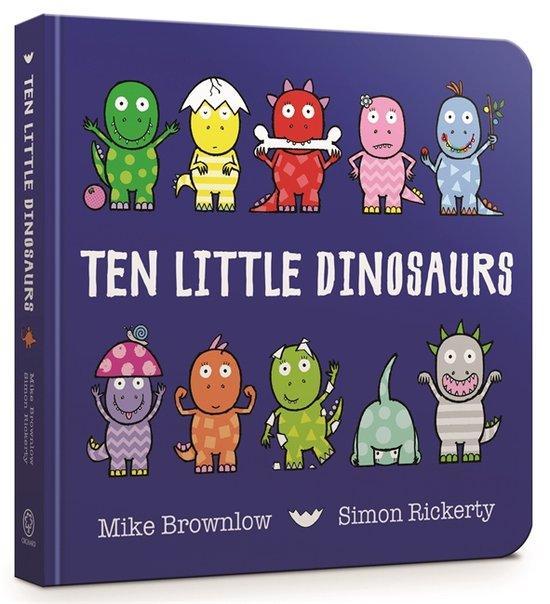 Ten Little Dinosaurs Board Book 9781408346464 Mike Brownlow, Boeken, Taal | Engels, Zo goed als nieuw, Verzenden