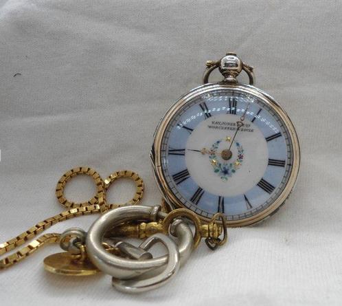 Kay Jones - Silver/Pocket watch Key - 1850-1900, Handtassen en Accessoires, Horloges | Heren