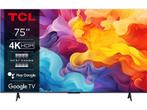 Tcl -   75 Full Led Smart 4k (2024) - Zwart, Audio, Tv en Foto, Televisies, Overige merken, Verzenden, Nieuw, 100 cm of meer