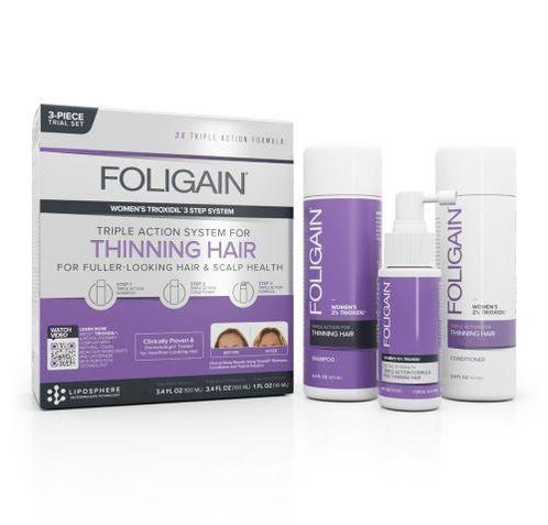 Foligain Complete System Women Trial Set (Shampoo), Bijoux, Sacs & Beauté, Beauté | Soins des cheveux, Envoi