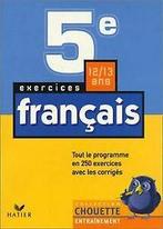 Chouette Entraînement : Français, de la 5e à la 4...  Book, Gelezen, Verzenden