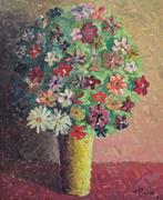 José Carré Lagares (1946) - Jardín en amarillo