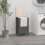 vidaXL Wasmand 44x44x76 cm massief grenenhout grijs, Huis en Inrichting, Verzenden, Nieuw