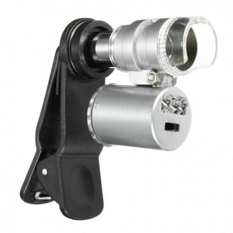 8MM 60x Zoom microscoop loep loeplens met LED UV Zwart, Bricolage & Construction, Outillage | Outillage à main, Envoi