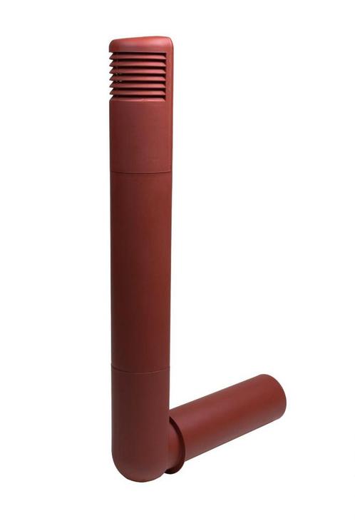Ventilatieschacht Ross - kelderventilatie - Ø 125mm Rood, Doe-het-zelf en Bouw, Ventilatie en Afzuiging, Nieuw, Verzenden