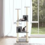 vidaXL Kattenmeubel met sisal krabpalen 141 cm lichtgrijs, Dieren en Toebehoren, Verzenden, Nieuw