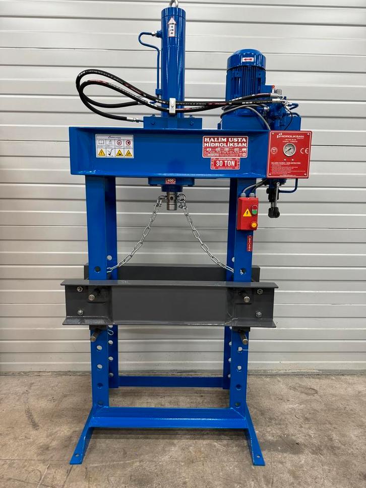 HIDROLIKSAN werkplaatspers garagepers 30 ton, Bricolage & Construction, Outillage | Autres Machines