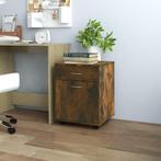 vidaXL Rolkast 45x38x54 cm bewerkt hout gerookt eikenkleurig, Huis en Inrichting, Kasten | Overige, Verzenden, Nieuw