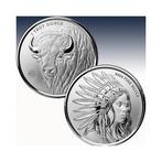 États-Unis. Silver medal ND Buffalo Girl, 1 Oz (.999) (Sans