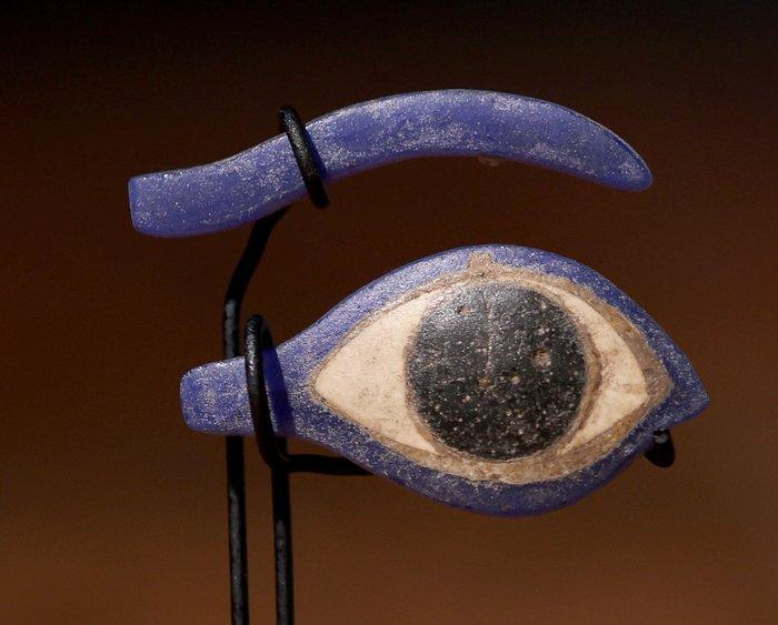 Oude Egypte, adembenemende ogen van een begrafenismasker, Verzamelen, Mineralen en Fossielen