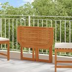 vidaXL Bistrotafel 90x50x75 cm massief acaciahout, Tuin en Terras, Verzenden, Nieuw