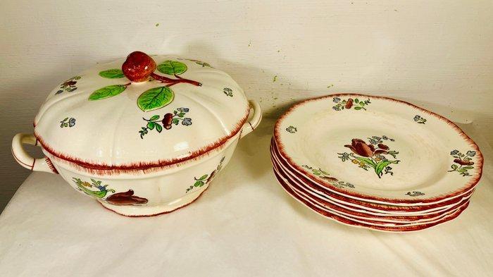 Gien - Tafelservies (7) - Creamware, Antiquités & Art, Antiquités | Meubles | Tables