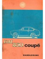 1967 FIAT 850 COUPÉ INSTRUCTIEBOEKJE NEDERLANDS, Auto diversen, Handleidingen en Instructieboekjes