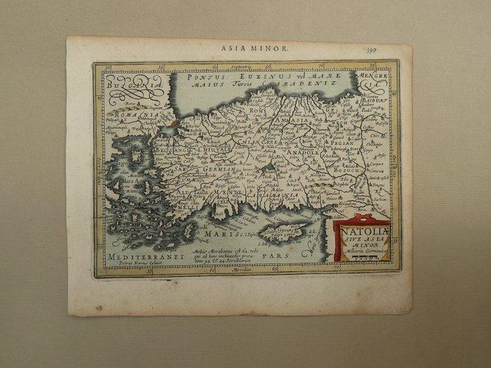 Azië - Turkije / Cyprus; Johannes Janssonius - Natolia sive, Boeken, Atlassen en Landkaarten
