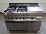 Gasfornuis met 4 branders, bakplaat en oven, B110 x D65 x, Elektronische apparatuur, Fornuizen, Nieuw