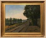 Ernest Joachim Dumax (1811-?) - La Seine à Argenteuil, Antiek en Kunst
