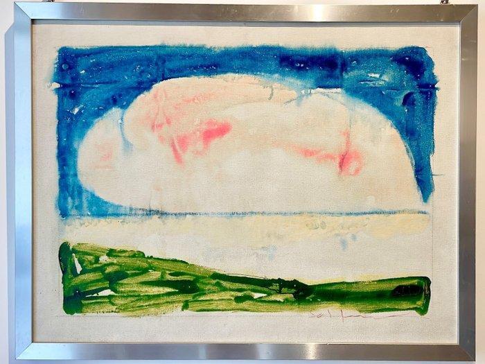 Mario Schifano (1934-1998) - Paesaggio anemico, Antiek en Kunst, Kunst | Schilderijen | Modern