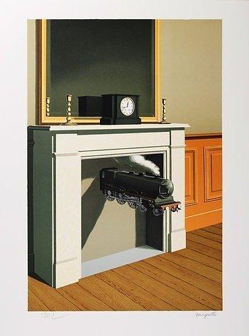 René Magritte (1898-1967), daprès - La Durée Poignardée, Antiek en Kunst, Antiek | Overige Antiek