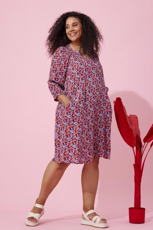 ZHENZI jurk elastische halsXXL=58Maat 46/48 (XL) of groter, Kleding | Dames, Jurken, Overige kleuren, Nieuw, Maat 46/48 (XL) of groter