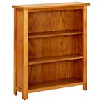 vidaXL Boekenkast met 3 schappen 70x22,5x82 cm massief, Huis en Inrichting, Kasten | Boekenkasten, Verzenden, Nieuw
