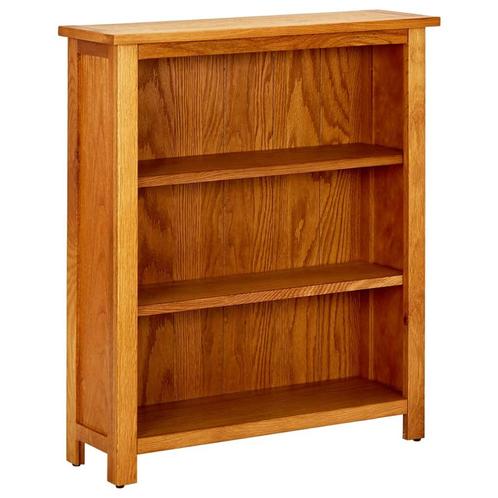 vidaXL Boekenkast met 3 schappen 70x22,5x82 cm massief, Huis en Inrichting, Kasten | Boekenkasten, Nieuw, Verzenden